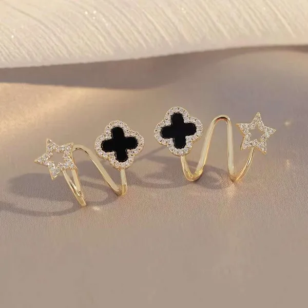 Gold_Tone_Clover_Star_Ear_Cuff_Earrings_for_Women