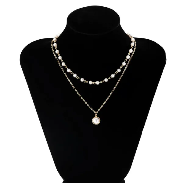Gold_Tone_Pearl_Layered_Necklace_for_Women