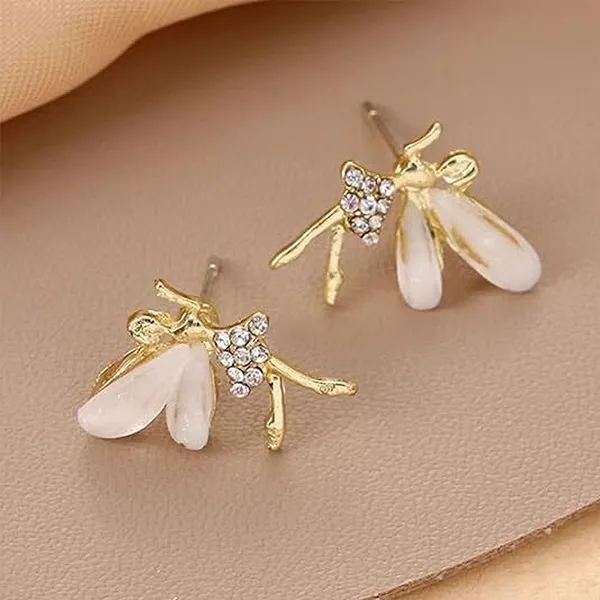 Gold-Toned_Embellished_Fairy_Earrings_for_Women