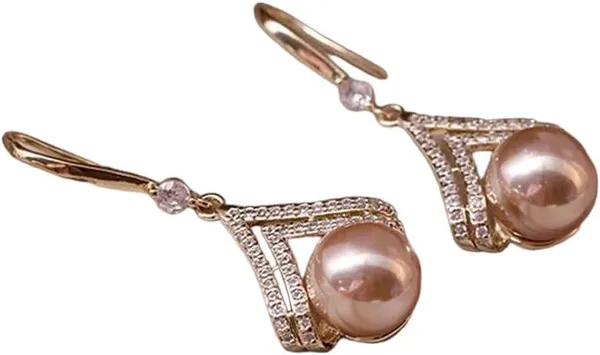 Gold_Tone_Pearl_Geometric_Drop_Earrings_for_Women