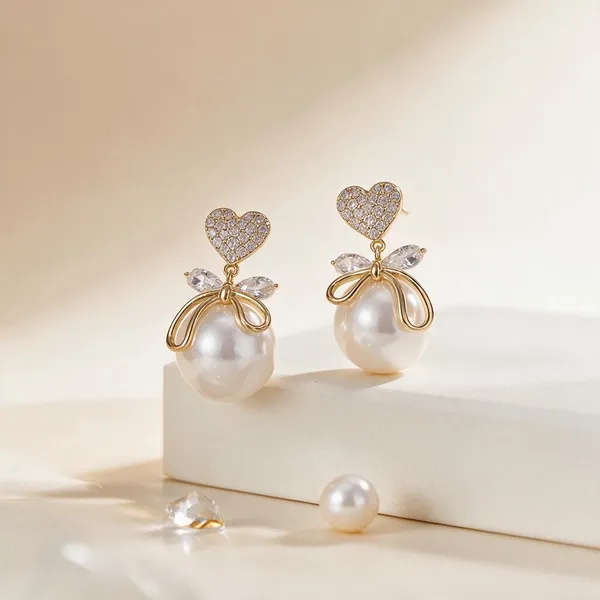Gold_Tone_Pearl_Bow_Drop_Earrings_for_Women