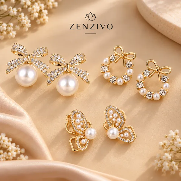 Premium_Pearl_&_Crystal_Earrings_Combo_–_Bow_Pearl,_Crystal_Hoop_&_Butterfly_Design_|_3_Pair_Combo