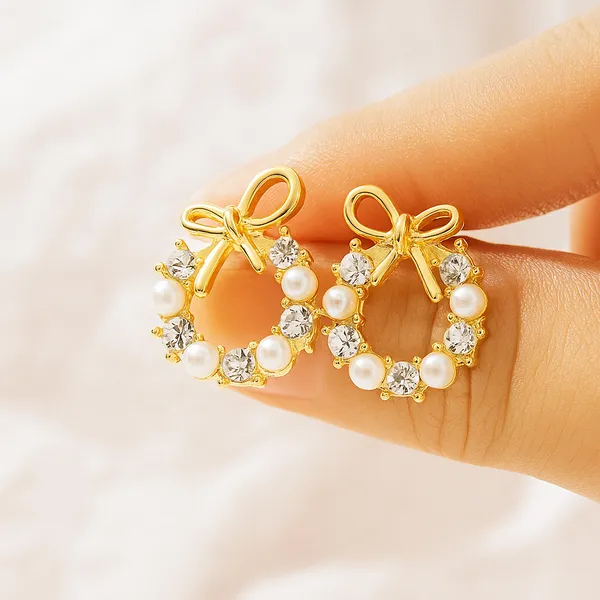 Premium_Pearl_&_Crystal_Earrings_Combo_–_Bow_Pearl,_Crystal_Hoop_&_Butterfly_Design_|_3_Pair_Combo