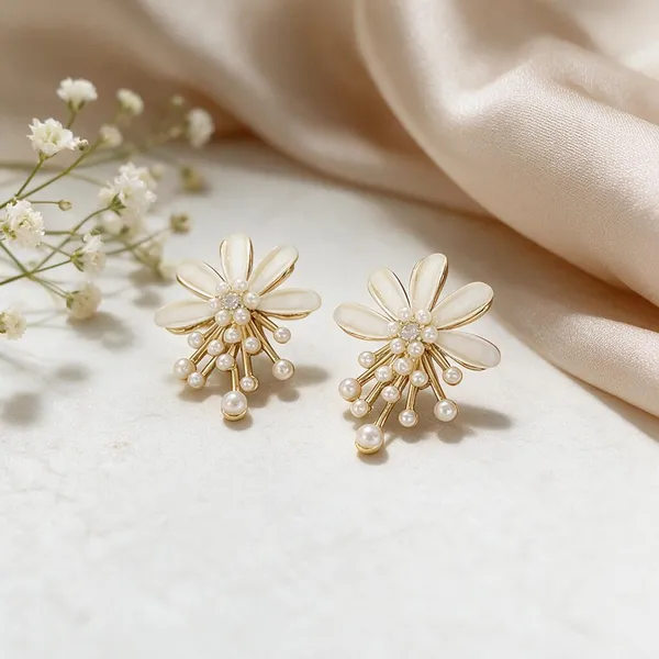 Gold-Tone_Floral_Pearl_Drop_Earrings_for_Women