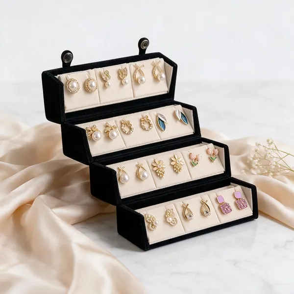 Black_Velvet_Multi-Layer_Jewellery_Organizer_Box