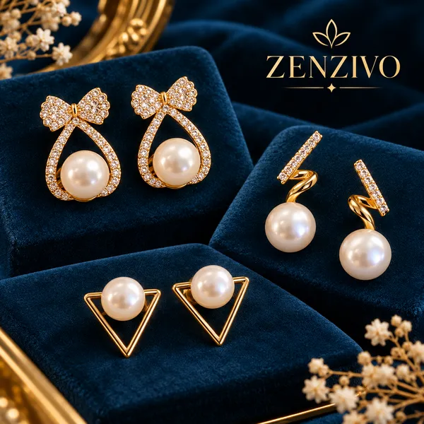Premium_Pearl_&_Crystal_Earrings_Combo_–_Bow_Pearl_Drops,_Crystal_Pearl_Danglers_&_Geometric_Triangle_Pearl_Studs_|_3_Pair_Combo