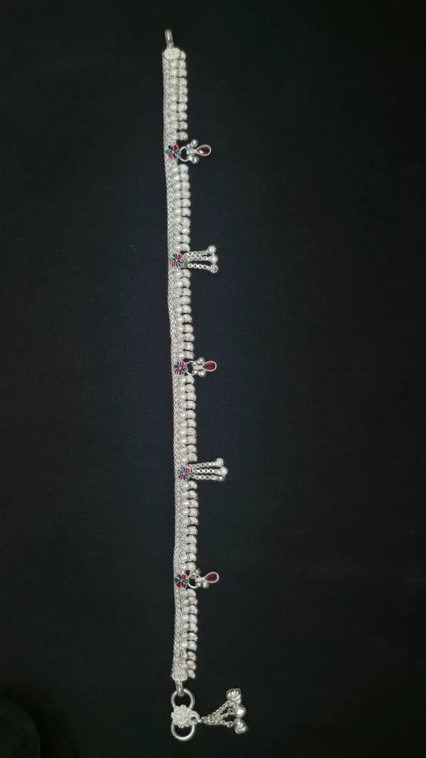Silver-Tone_Traditional_Anklet_For_Women