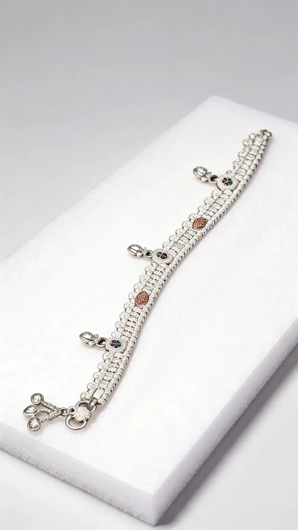 Silver_White_Metal_Payal_For_Women
