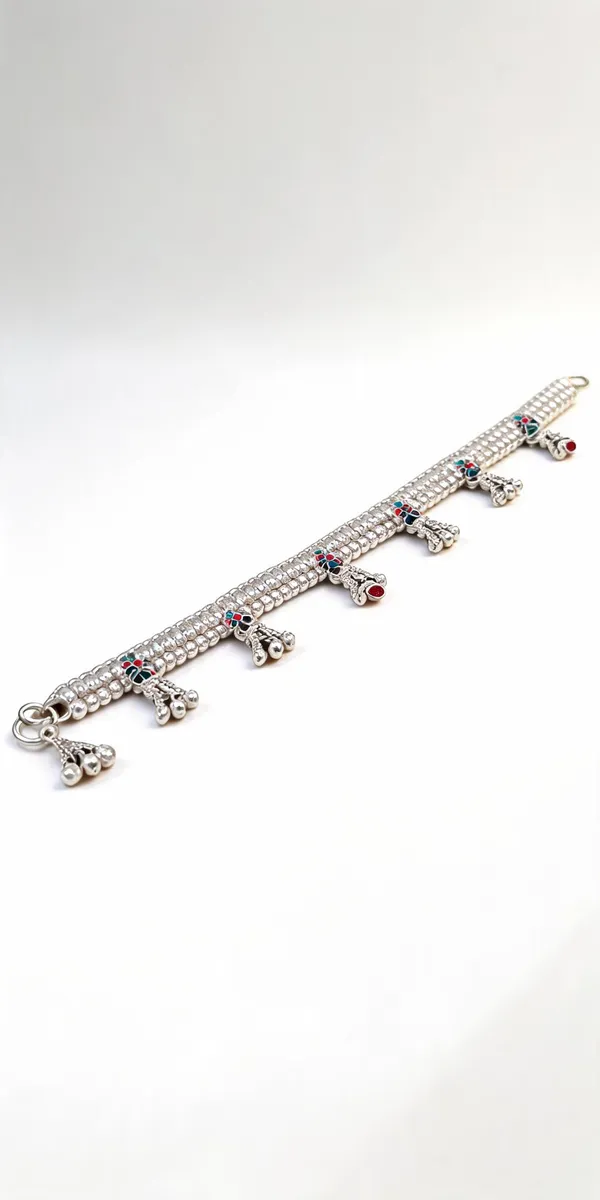 Silver_White_Metal_Payal_For_Women