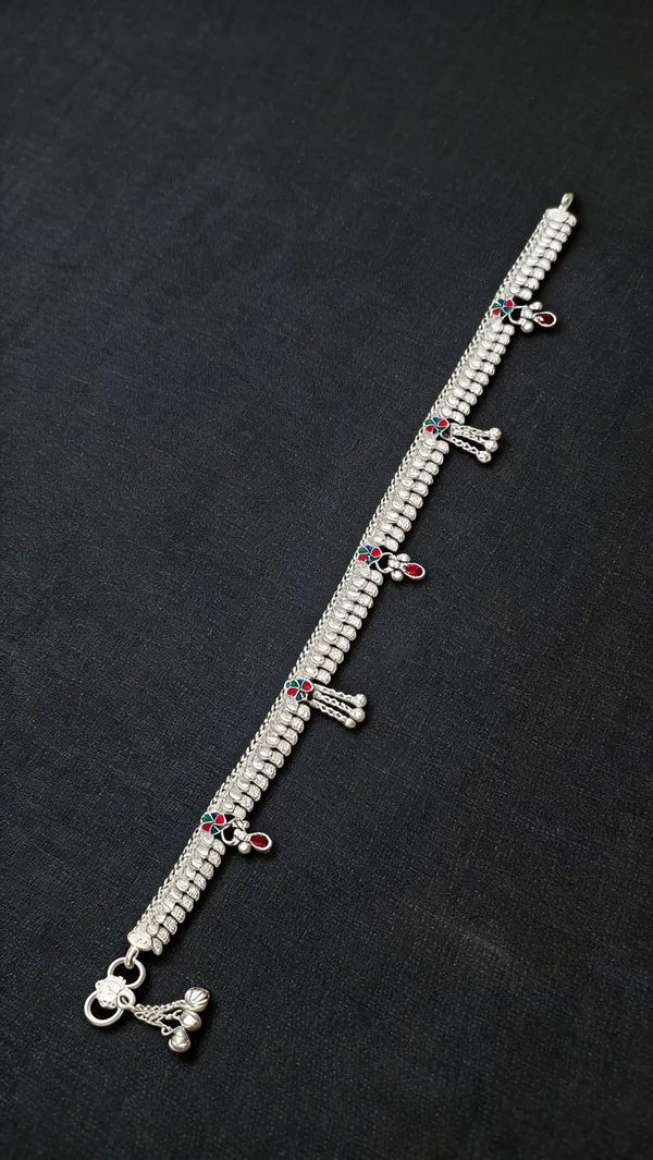 Silver_White_Metal_Payal_For_Women