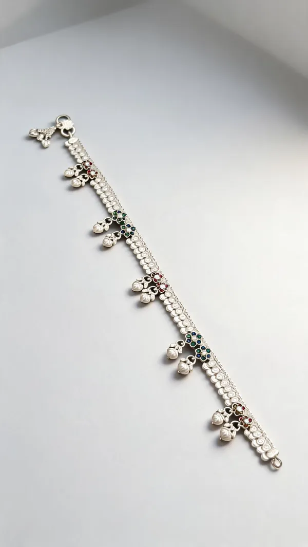 Silver_White_Metal_Payal_For_Women