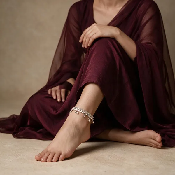 Silver_White_Metal_Traditional_Payal_For_Women