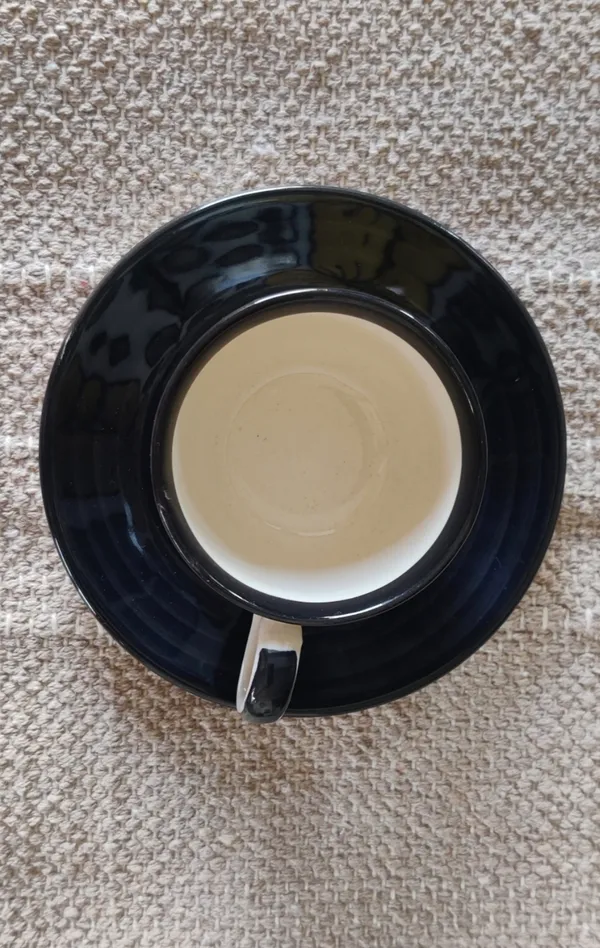 Black_And_Cream_With_Yellow_Stoneware_Cup_And_Saucer_Set_For_Kitchen