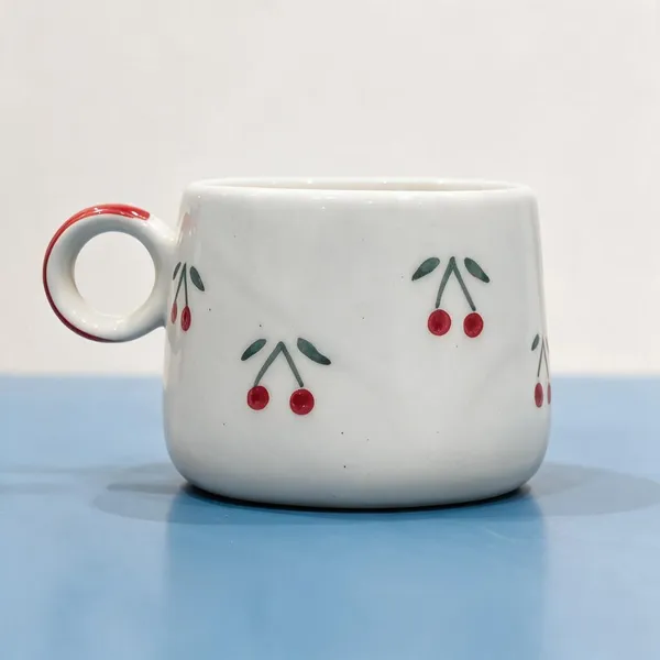 White_With_Red_And_Green_Stoneware_Mug_For_Kitchen_Pack_Of_2