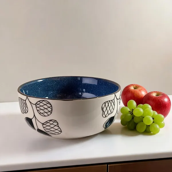 Blue_And_White_Stoneware_Bowl_For_Kitchen