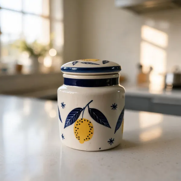 White_Stoneware_Storage_Jar_For_Kitchen