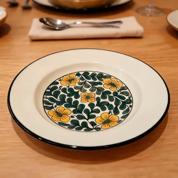 Multicolour_Stoneware_Plate_For_Kitchen