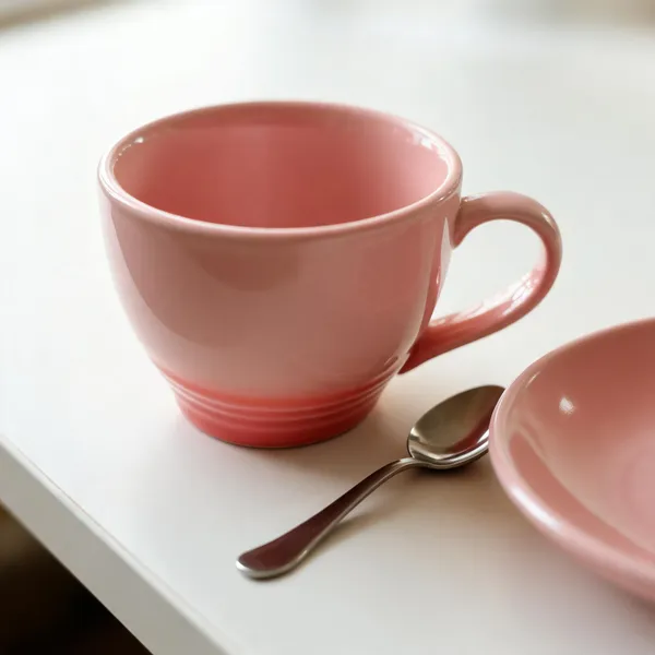 Pink_Stoneware_Coffee_Cup_For_Kitchen