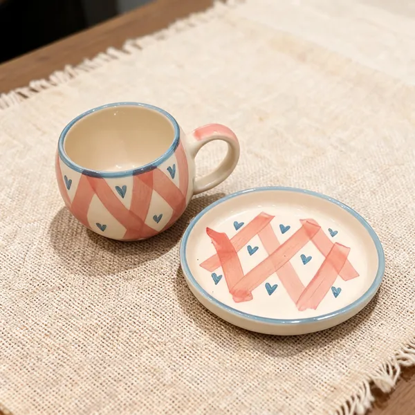 Peach_And_Blue_Stoneware_Cup_And_Saucer_Set_For_Kitchen