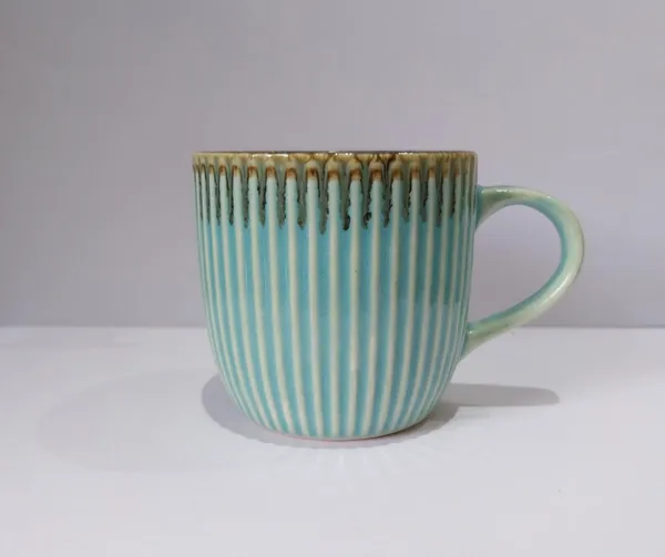 Aqua_With_Gold_Stoneware_Coffee_Mug_Set_For_Kitchen_Pack_Of_2