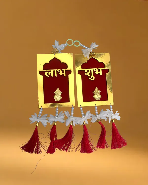 Premium_Shubh_Labh_Wall_Hanging_with_Lotus_Designer_Door_Toran_|_Festive_Entrance_Decor_Set