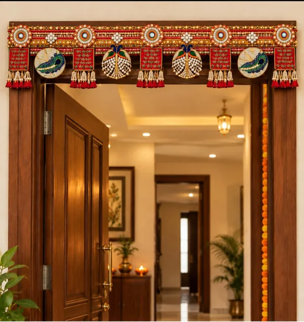 Shreenathji_Floral_Luxe_Premium_Diwali_Toran_–_Handcrafted_Door_Hanging