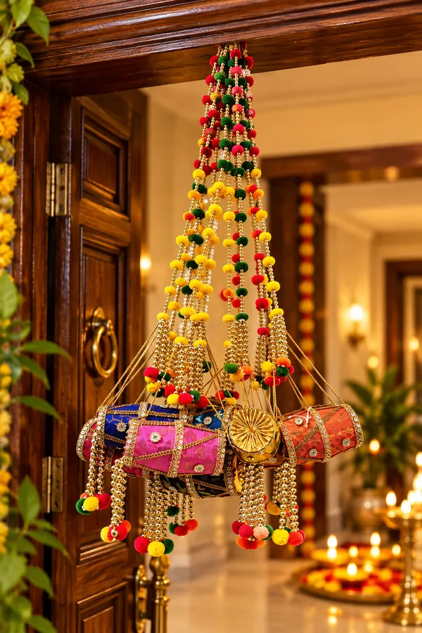 Handcrafted_Multicolor_Hanging_Jhula_Toran_|_Traditional_Beaded_Festive_Ceiling_Decor