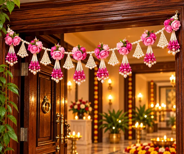 Handcrafted_Pink_Rose_Pearl_Door_Hanging_Toran_|_Luxury_Floral_Festive_Entrance_Decor