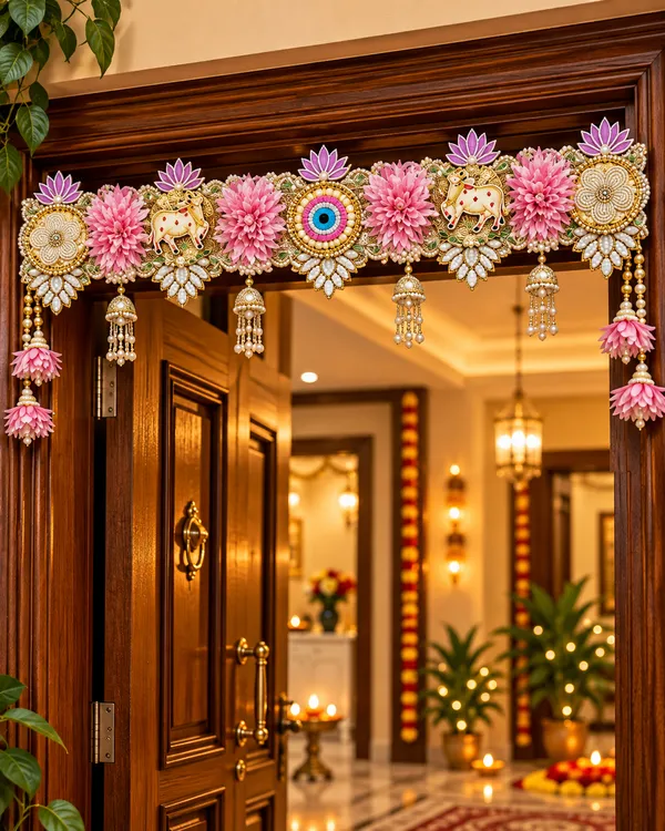 Kamadhenu_Lotus_Evil_Eye_Premium_Diwali_Toran_–_Handcrafted_Door_Hanging