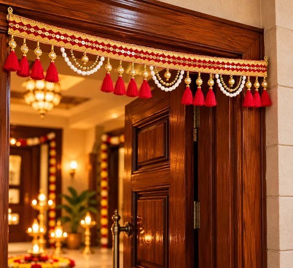 Luxury_Red_Pearl_Tassel_Door_Toran_with_Golden_Beads_|_Premium_Bandhanwar