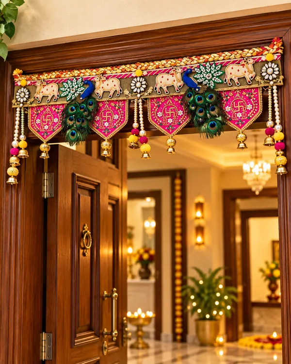 Mayur_Kamadhenu_Premium_Diwali_Toran_–_Handcrafted_Door_Hanging