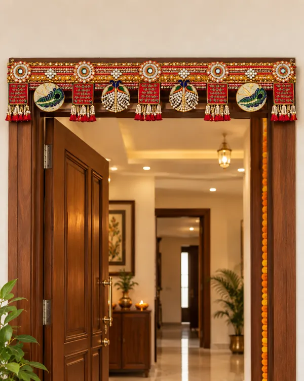 Mayur_Sanskrit_Premium_Diwali_Toran_–_Handcrafted_Door_Hanging