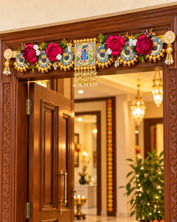 Shreenathji_Floral_Luxe_Premium_Diwali_Toran_–_Handcrafted_Door_Hanging