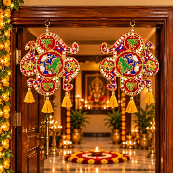 Shubh_Elephant_Embroidered_Door_Hanging_Pair_|_Traditional_Diwali_Toran_with_Tassels_(2_Pieces)