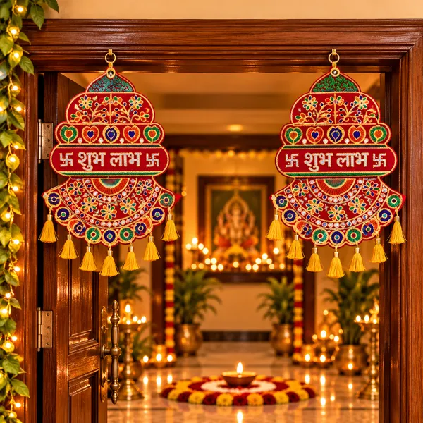 Shubh_Labh_Embroidered_Door_Hanging_(Set_of_2)_–_Handmade_Diwali_Entrance_Decoration