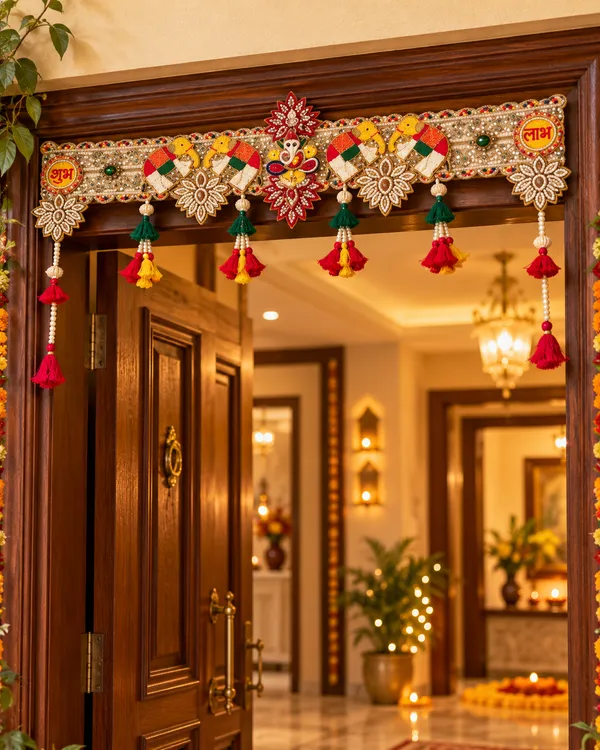 Shubh_Labh_Gajraj_Premium_Diwali_Toran_–_Handcrafted_Door_Hanging