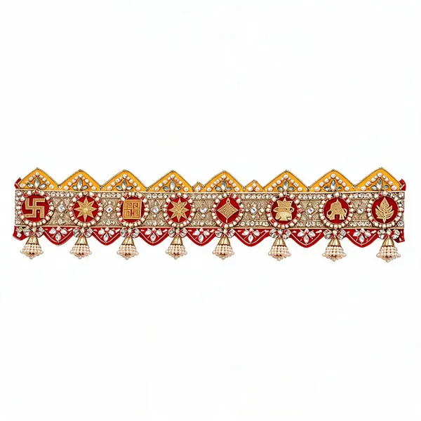 Embroidery_Stone_Pearl_Festive_Shubh_Lakshmi_Toran