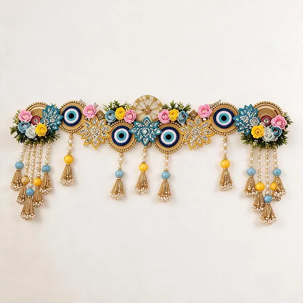 Embroidery_Pearl_Festive_Evil_Eye_Floral_Toran
