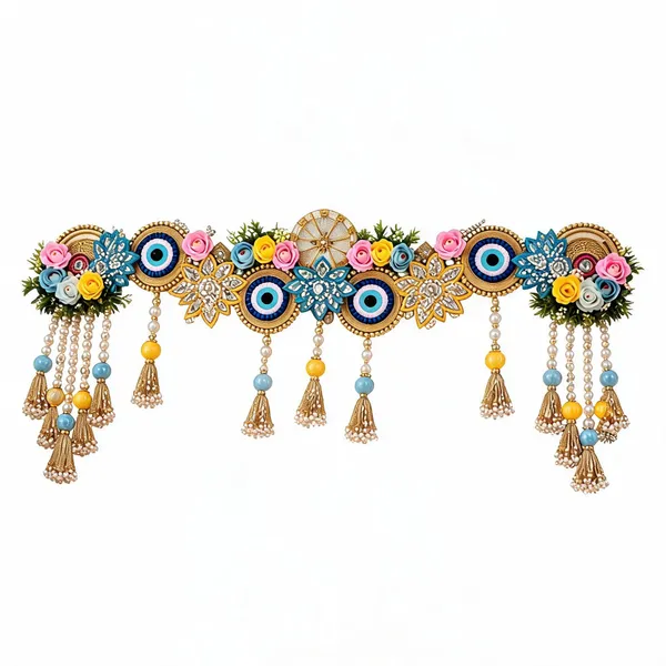 Embroidery_Pearl_Festive_Evil_Eye_Floral_Toran
