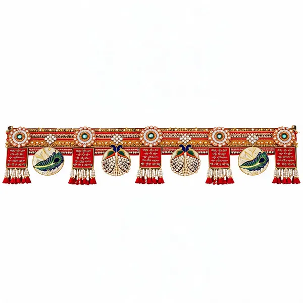 Embroidery_Pearl_Beads_Festive_Mayur_Sanskrit_Peacock_Motif_Toran