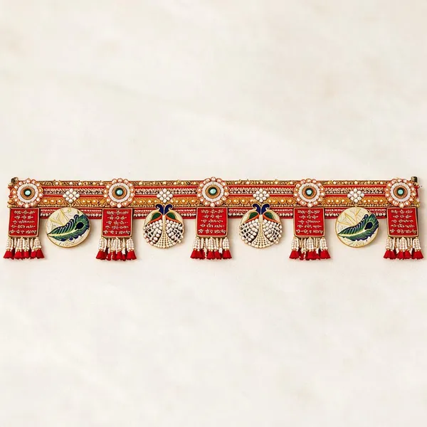 Embroidery_Pearl_Beads_Festive_Mayur_Sanskrit_Peacock_Motif_Toran