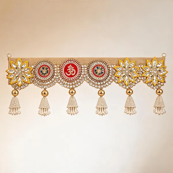 Embroidery_Pearl_Beads_Festive_Om_Lotus_Mirror_Stone_Pearl_Toran