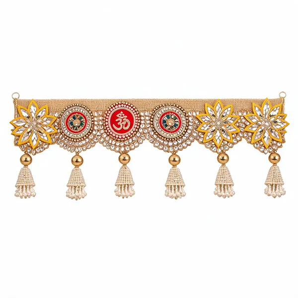 Embroidery_Pearl_Beads_Festive_Om_Lotus_Mirror_Stone_Pearl_Toran