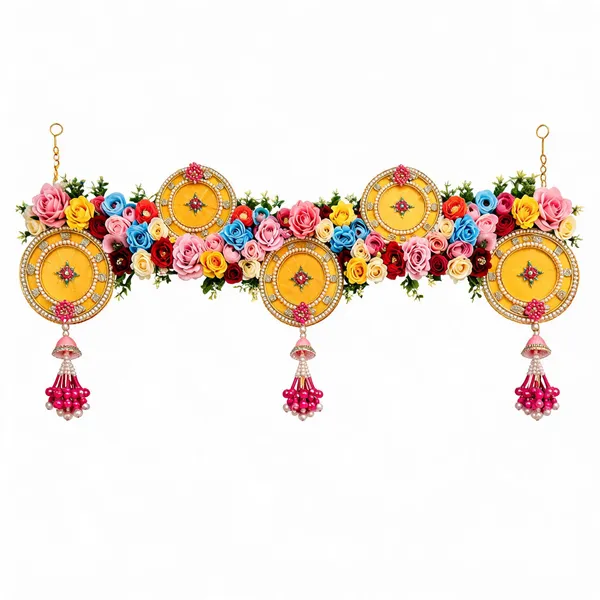 Artificial_Flowers_Pearl_Beads_Festive_Golden_Floral_Rose_Jhumka_Toran