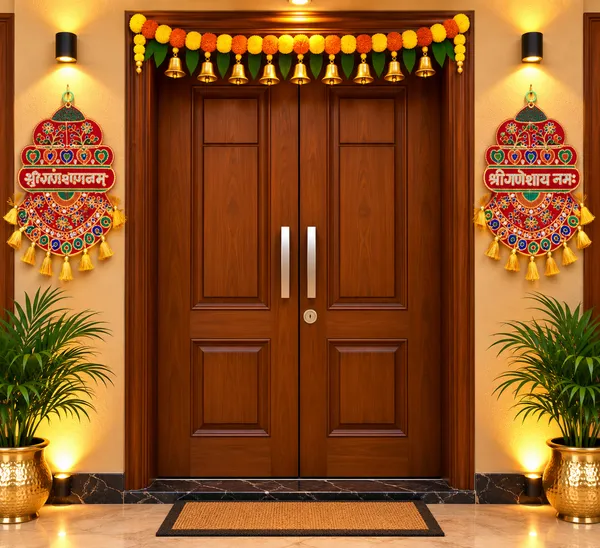 Traditional_Shubh_Labh_Door_Hanging_Set_with_Ganesh_Mantra_&_Golden_Tassels_|_Diwali_Door_Decoration