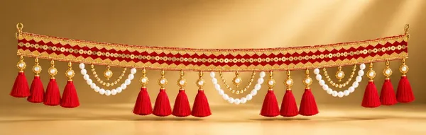 Luxury_Red_Pearl_Tassel_Door_Toran_with_Golden_Beads_|_Premium_Bandhanwar