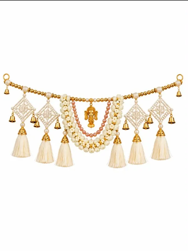 Handcrafted_Ganesh_Pearl_Tassel_Door_Toran_with_Golden_Bells_|_Premium_Bandhanwar