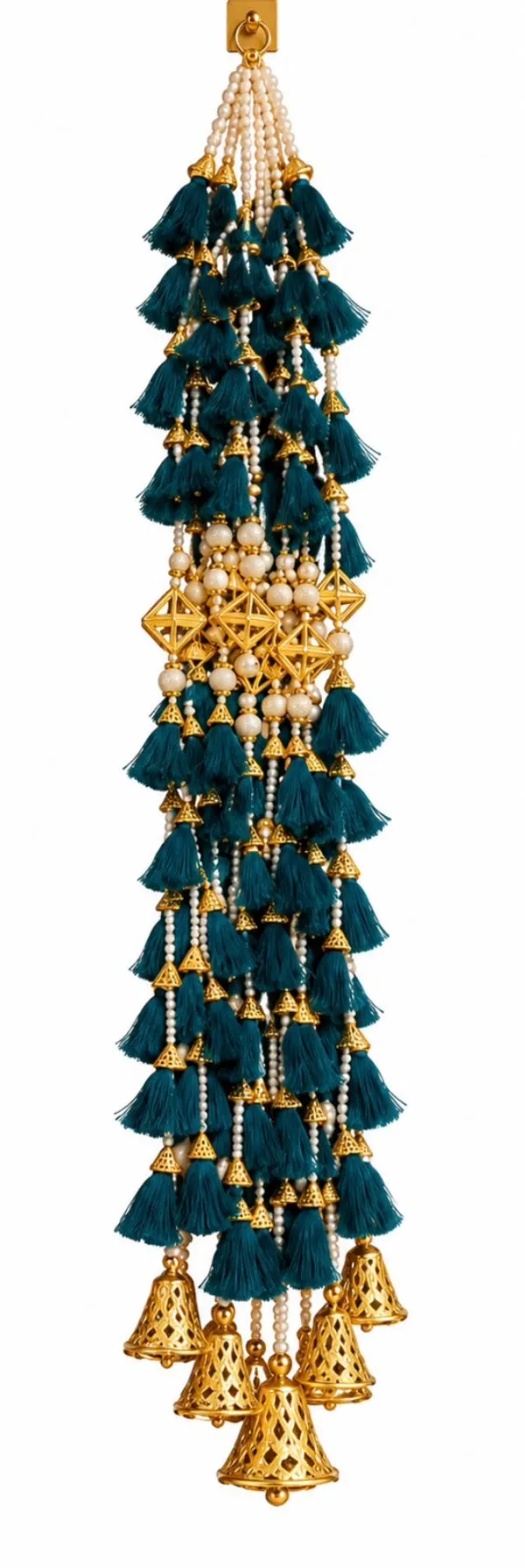 Royal_Teal_Pearl_Tassel_Door_Hanging_|_Premium_Festival_Wall_&_Door_Decor_with_Golden_Bells