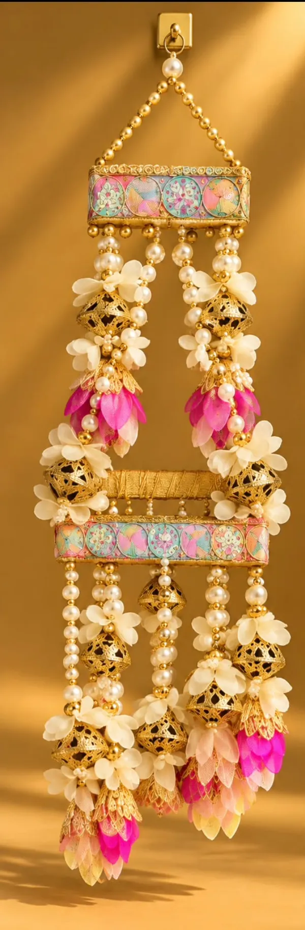 Handcrafted_Pearl_Lotus_Bell_Door_Hanging_|_Premium_Floral_Jhumar_Toran_for_Diwali