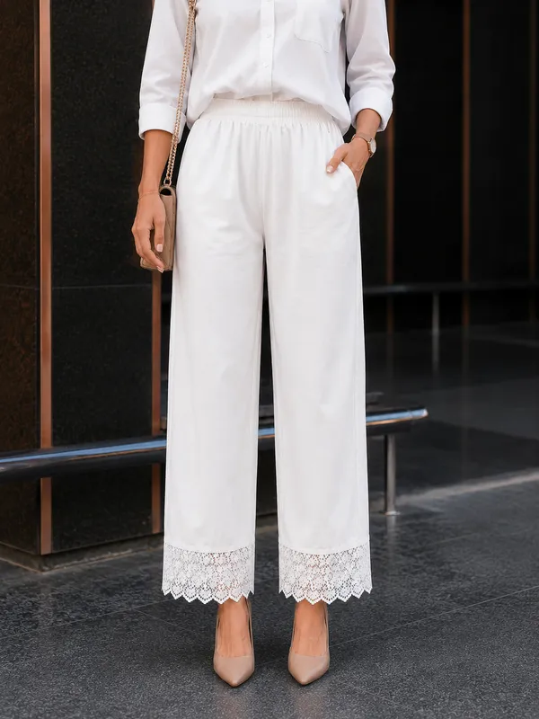 Women_Rayon_Cotton_White_Lace_Palazzo_Pants_White
